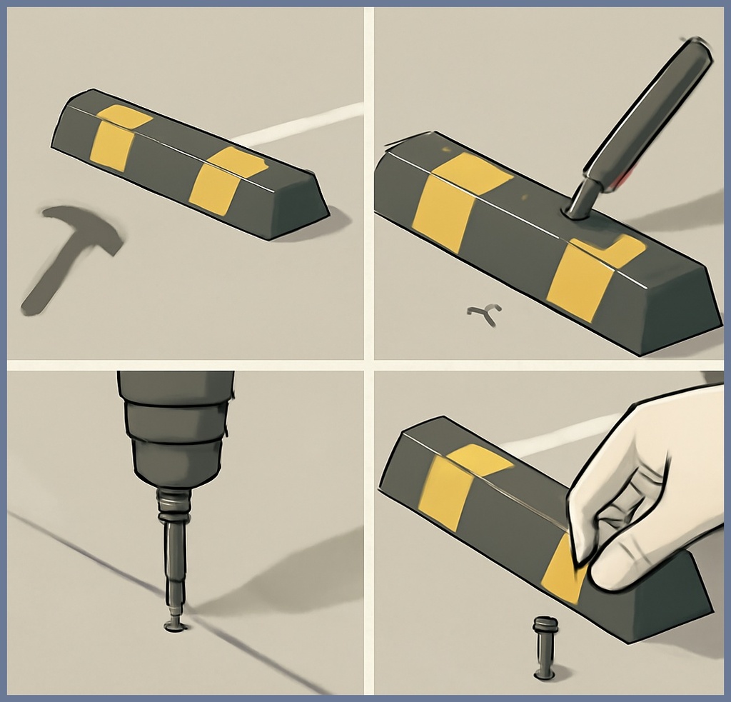 주차장 스토퍼 설치방법: 비용부터 전문가 팁, 추천 상품까지 한눈에 관련 이미지 1