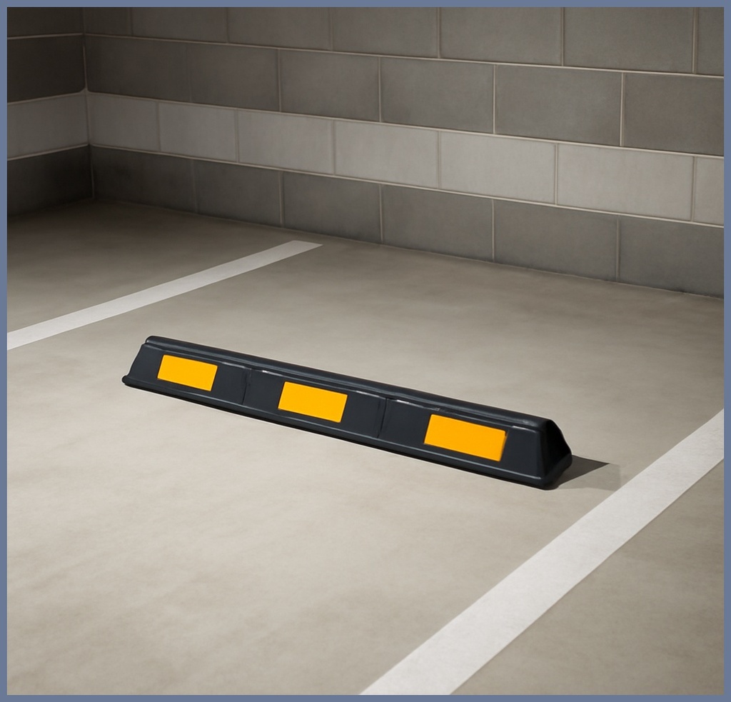 주차장 스토퍼 실내외, 왜 필요한지와 최적 선택법 그리고 전선보호대 활용법 관련 이미지 1